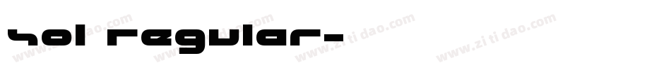 Sol Regular字体转换